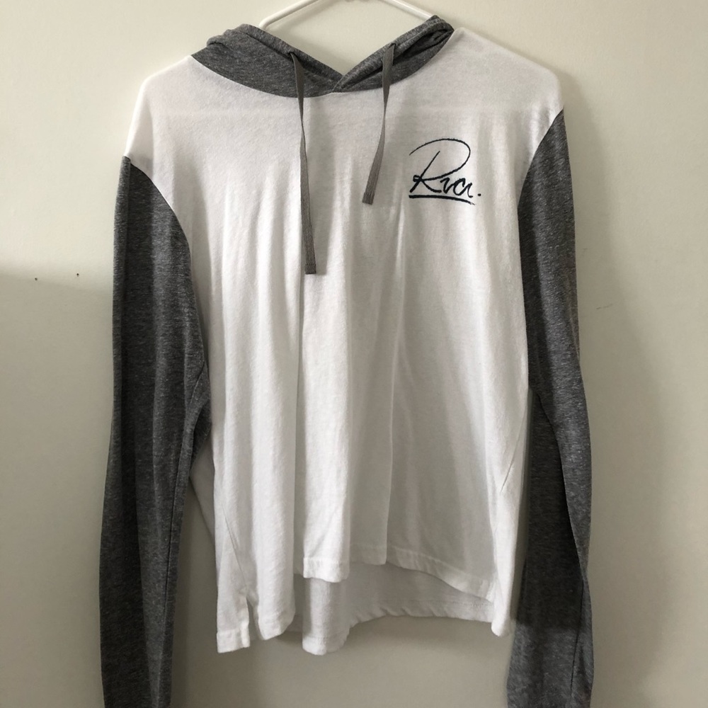 RVCA long sleeve with hood